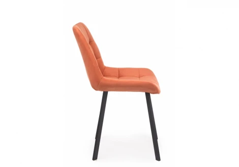 Стул на металлокаркасе Челси 360 П терракотовый (zd 432) / черный np 632525