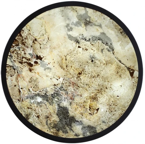 Настенно-потолочный светильник Odeon Light Bergi 5064/30L черн./серо-беж./металл/натур.камень/акрил с переключ.цветов.темпер. LED 30W 3000К/4000K/6000K (220V, круглые)