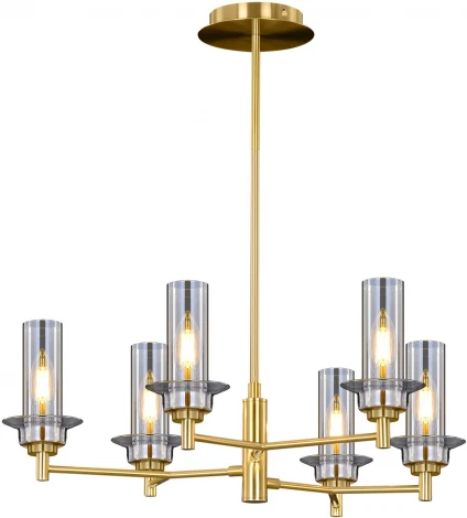 Подвесная люстра штанге ILLUMICO IL5216-6PLS-24