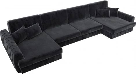 Диван П-образный Лига-057 НПБ Лонг Лига Диванов (Велюр) арт.129336