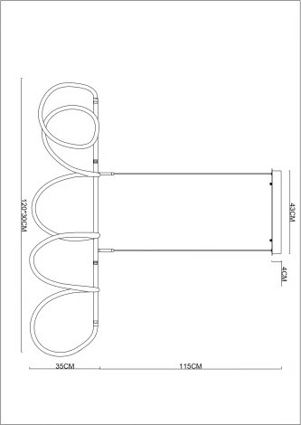 Подвесной светильник Klimt A2850SP-75BK Arte Lamp