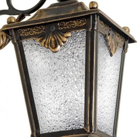 Настенный фонарь уличный Кузнечное дело Квадро 33-001-ЧЗ (220V, ковка, под старину, IP54)