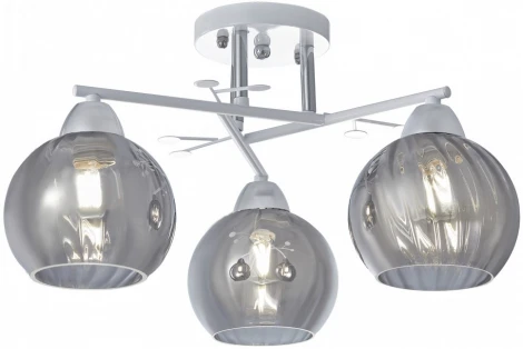Потолочная люстра на штанге Arte Milano AMALFI 326508/3 WH+CR (220V, шар)