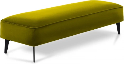 Банкетка Amsterdam ОГОГО (арт.787134), (Ткань,Велюр/Желтый)