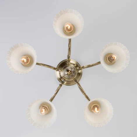 Потолочная люстра на штанге Eurosvet Campina 60107/5 античная бронза (220V)