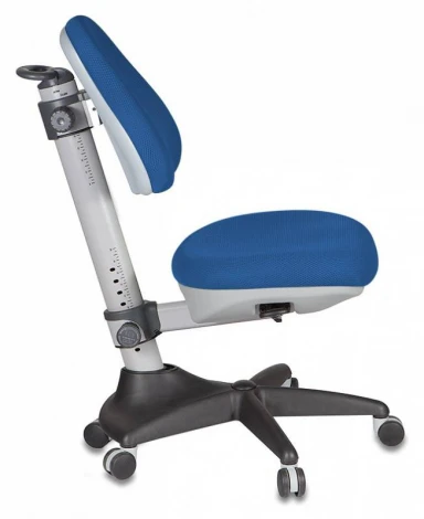 Кресло детское Бюрократ KD-2 синий TW-10 крестовина пластик