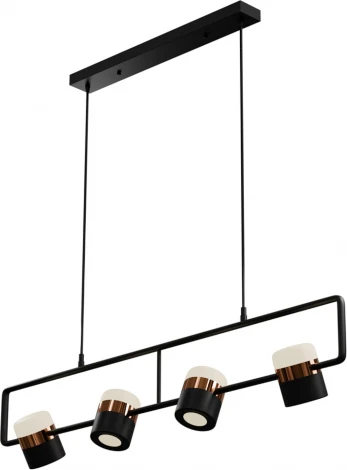 Подвесной светильник Wi-Fi Lightera Rudolf LE114L-4B SMART (LED, 220V, управление смартфоном, голосовое управление, умный дом - Алиса, Tuya Smart, Маруся, Smart Life, Экосистема Сбер, на проводе)