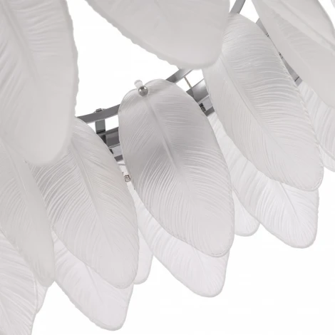 Подвесная люстра Arte Milano AM-4653 4653.D450.H240.E14.5 Ni (220V, на тросе, перо)