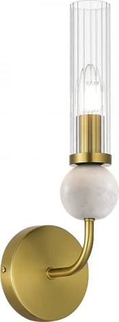 Бра ST Luce Medea SL1244.301.01 латунь/прозрачный E14 1*40W (220V)