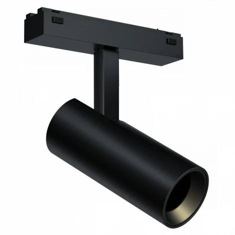 Трековый светильник магнитный 48V iLedex Vision48/25 4825-042-D55-18W-38DG-3000K-BK (круглые)