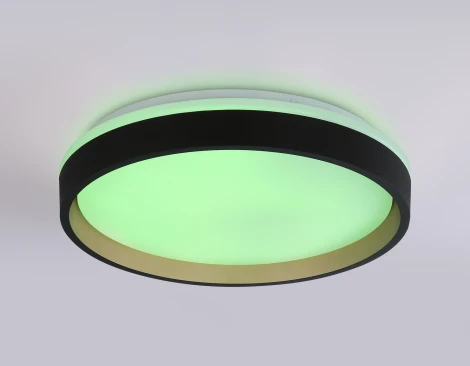 Потолочный светильник RGB круглый светодиодный с пультом Ambrella ORBITAL FZ604 (220V, круглые)