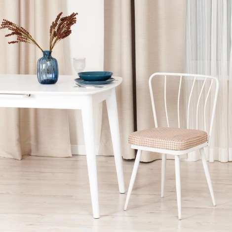 Стул YANIS (mod. 983) Tetchair (Белый,Коричневый).