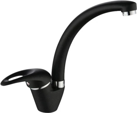 Смеситель Paulmark Holstein Ho212057-308 для кухонной мойки, черный