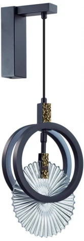 Настенный светильник Odeon Light Mercury 5421/17WL черный/золото/металл/стекло LED 17W 3000K (220V)