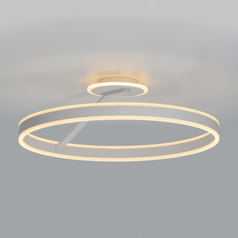 Потолочная люстра на штанге светодиодная с пультом Citilux Дуэт CL719760 (кольцо)