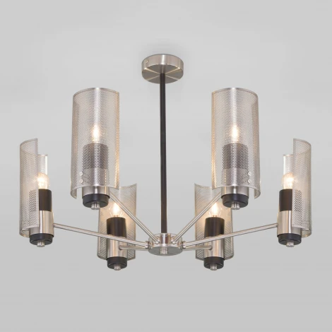 Потолочная люстра на штанге Eurosvet Grino 70139/6 никель (220V)