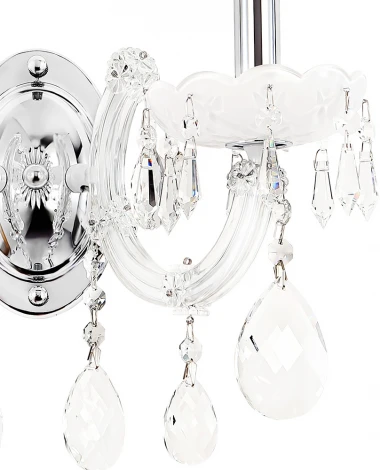 Бра Crystal Lux BLANCA re AP2 (220V, подвески, подсвечник, свеча)