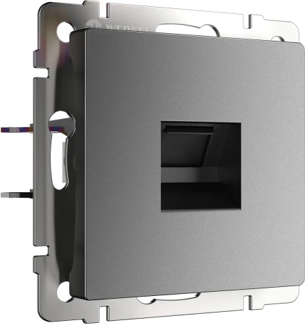 Розетка Ethernet RJ-45 (графит матовый) Werkel W1181064 (a063108)