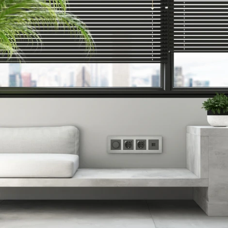 Рамка на 4 поста (алюминий) Werkel W0043506 (a066328)