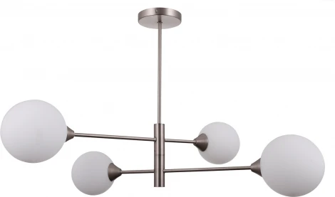 Потолочная люстра на штанге Moderli Molecule V10839-4P (220V, шар)