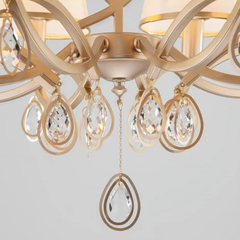 Подвесная люстра Eurosvet Salita 60091/8 перламутровое золото
