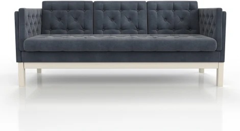 Диван Arsko Айверс Б беленый дуб серый шенилл