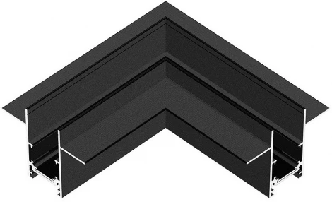 Коннектор угловой для встраиваемого магнитного шинопровода Hesby Lighting ElDeko HSBL_0062 (48V)