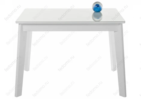 Стеклянный стол Woodville Арья белый / белая шагрень 462408