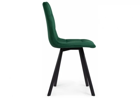 Стул на металлокаркасе Чилли зеленый / черный 474489