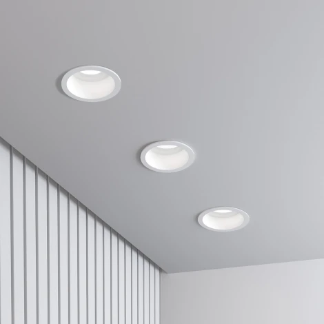 Встраиваемый светильник Elektrostandard Hide 25008/01 GU10 белый (220V, круглые)