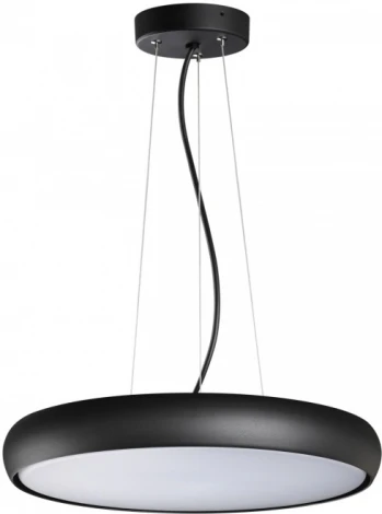 Подвесной светильник Novotech Virtuo 359290 черный IP54 LED 32W 220V 4000K (на тросе, круглые)