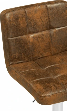 Барный стул Woodville Paskal brown / chrome арт.15825