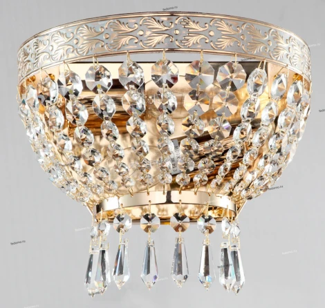 Бра Maytoni Bella DIA750-WB01-WG (220V, хрусталь, подвески)