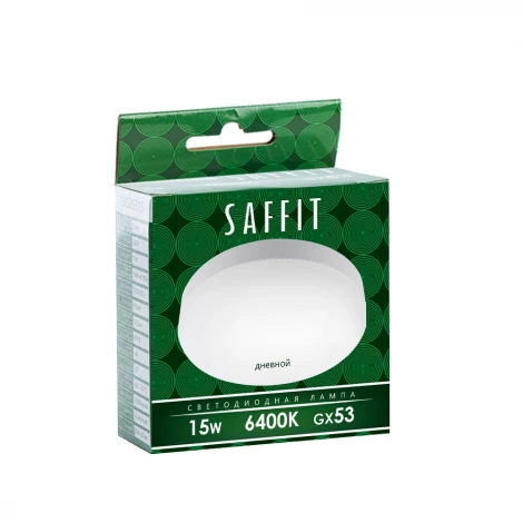 Лампа светодиодная Saffit SBGX5315 55193 GX53 15W 230V 6400K