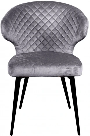 Стул Top Concept Richard ромб, бархат серый 27