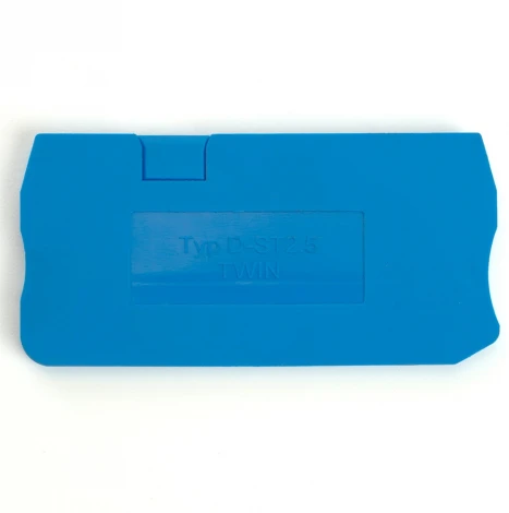 Торцевая заглушка для ЗНИ (синий) Stekker 49203