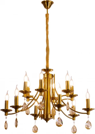 Подвесная люстра AM Group AM376 AM376 SP6+6 (220V, на цепи, подсвечник, свеча)