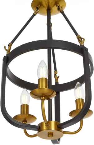 Подвесная люстра Lumina Deco Berling LDP 8024-3 BK+MD