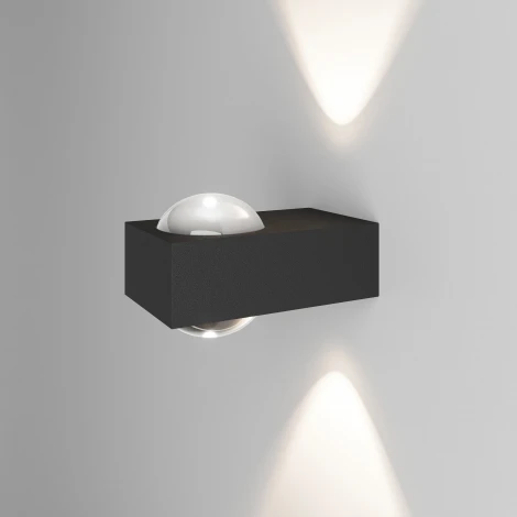 Уличный настенный светильник со светодиодами IP54 Elektrostandard Lenses 35191/W (a070458) (220V)