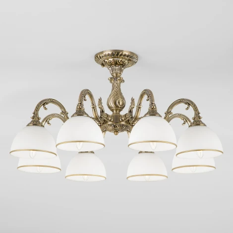 Потолочная люстра на штанге Eurosvet Caldera 60106/8 античная бронза (220V)