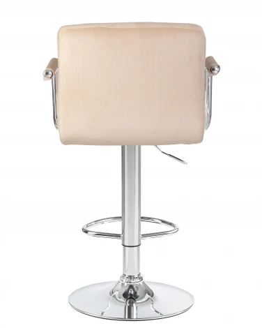 Стул барный KRUGER ARM (бежевый велюр (MJ9-10))