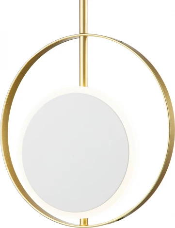 Настенный светильник светодиодный Escada Hypnosis 10206/SG LED White/Gold 7Вт, металл/акрил, белый/золото
