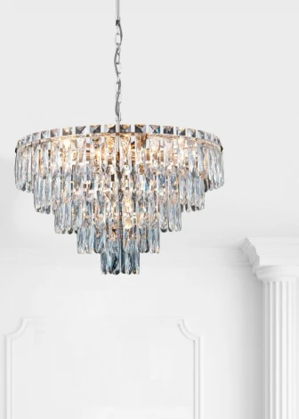 Подвесная люстра Lumien Hall Kristin LH0066/10H-CR-CL