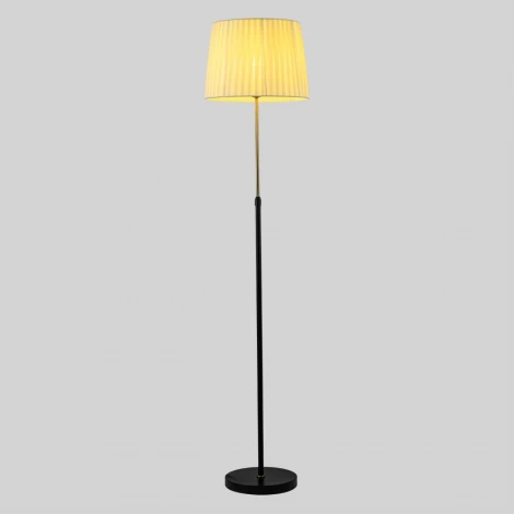 Торшер с выключателем Lumion Tune 8302/1F бронза/черный/бежевый, металл/текстиль E27 1*60W 220V