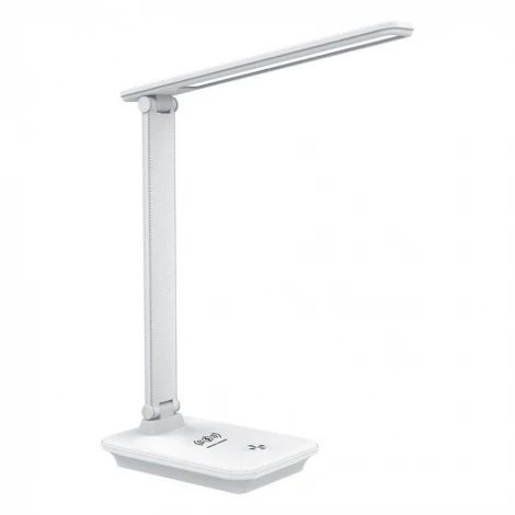 Офисная настольная лампа с беспроводным ЗУ Feron 41452 (LED, 220V, диммер, сенсорный выключатель)