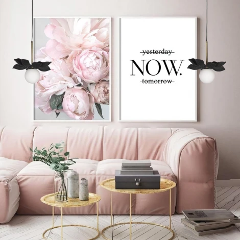 Подвесной светильник Loft It Monro 10213/B Black (220V, цветы, шар)