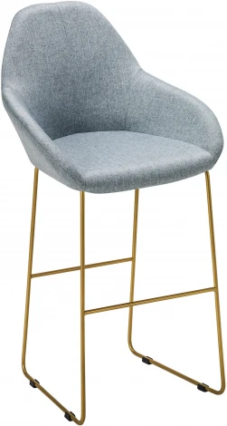 Стул бар Kent Грей/Линк Золото R-Home арт.4101198h_ГрейЗолот_БАР