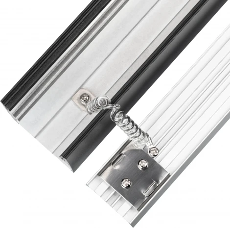 Профиль LINE-5075-U-HONEYCOMB-2000 BLACK (Arlight, Алюминий) 044885