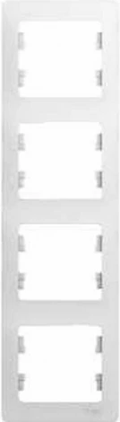 Рамка на 4 поста (белый) Systeme Electric GSL000108