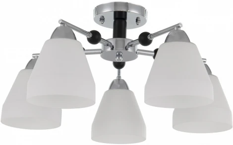 Потолочная люстра на штанге Arte Milano Napoli 325119/5 CR+BK (220V)